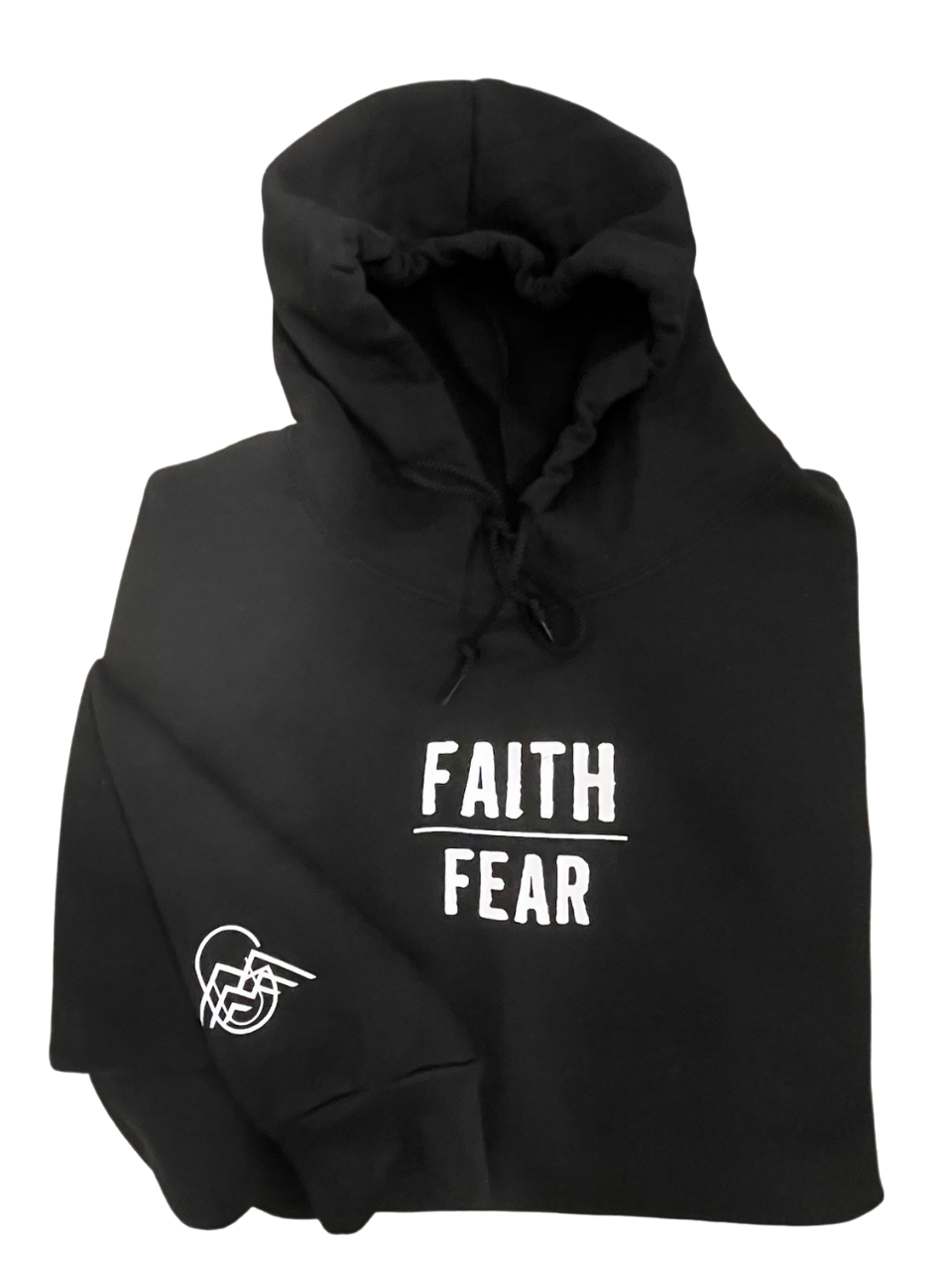 Faith | Fear Black Hoodie