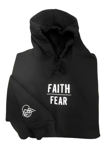 Faith | Fear Black Hoodie