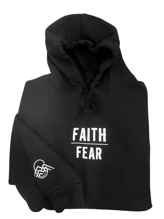 Faith | Fear Black Hoodie
