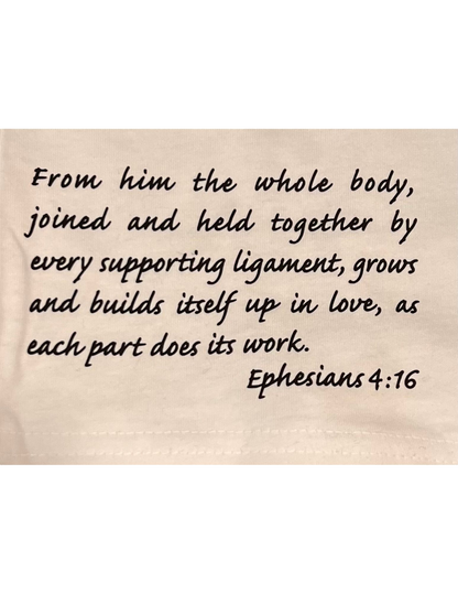 Ephesians 4:16 White Tank Top