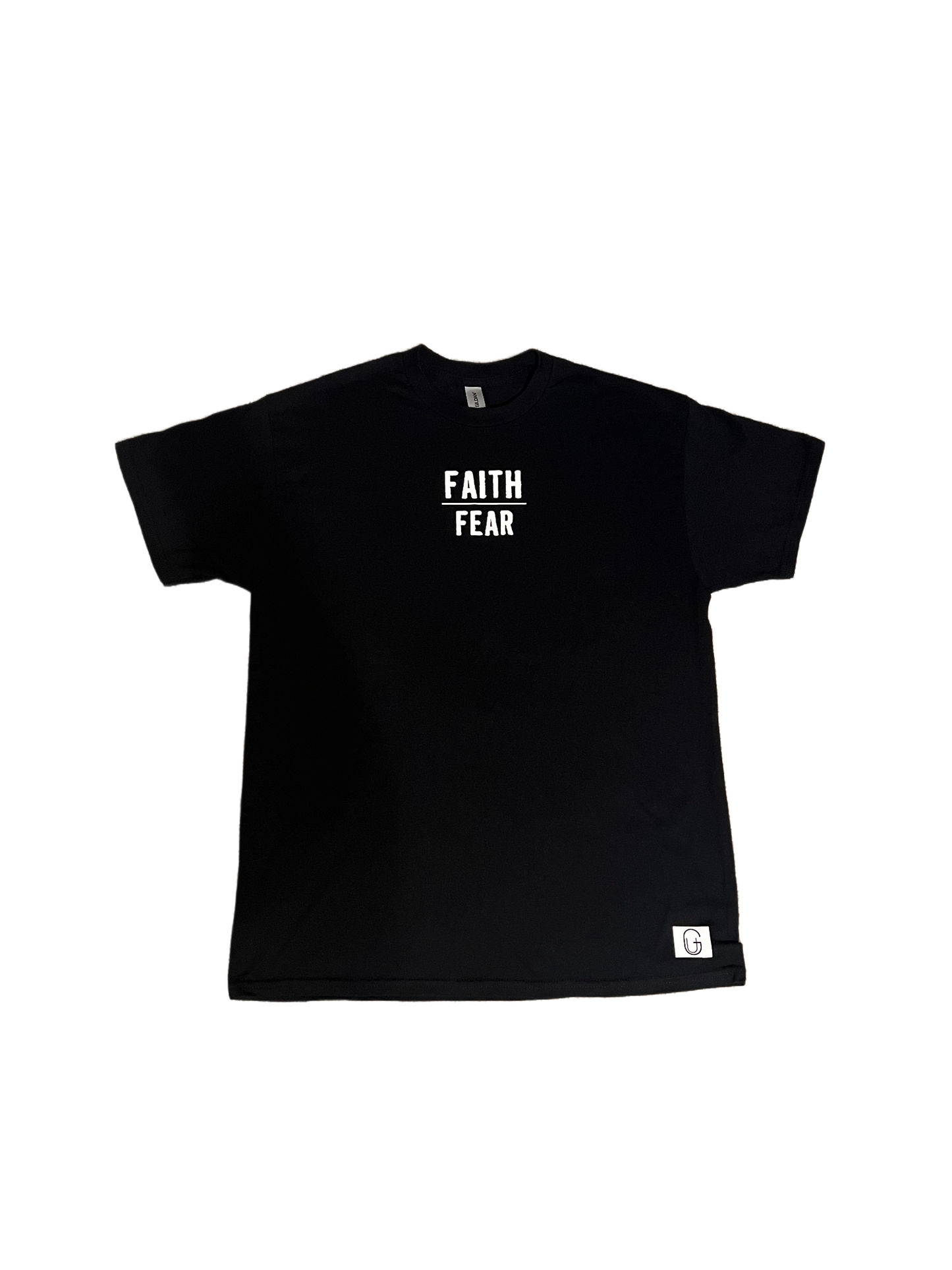 Faith | Fear Black T-Shirt