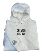 Load image into Gallery viewer, Creator | Creation White Hoodie
